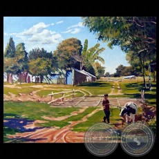 CAMPO PARAGUAYO, �leos de JUAN DE DIOS VALD�Z (GALER�A DE ARTE MATICES)